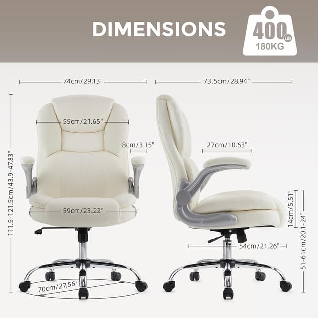 Thumbnail 1 de IWMH Chaise Bureau Ergonomique 180 kg