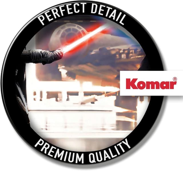 Detalle 2 de Komar Star Wars Vlies Fototapete „Vader vs. Kenobi“ 300x200 cm (007-DVD3)