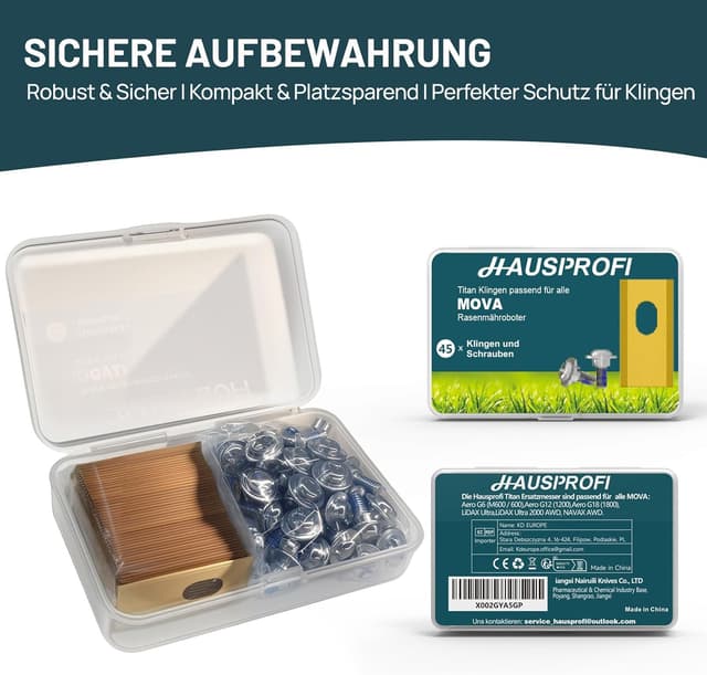 Thumbnail 5 de HAUSPROFI Titan Ersatzklingen 60% langlebiger