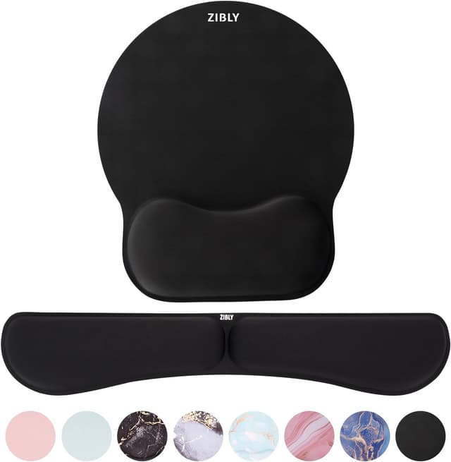 Detalle de Zibly Wrist Rest and Mouse Mat 1 Pack 🖱