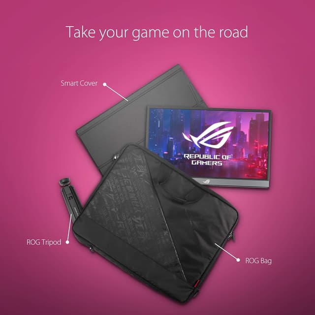 Detalle de ASUS ROG Strix 17.3" portable gaming monitor