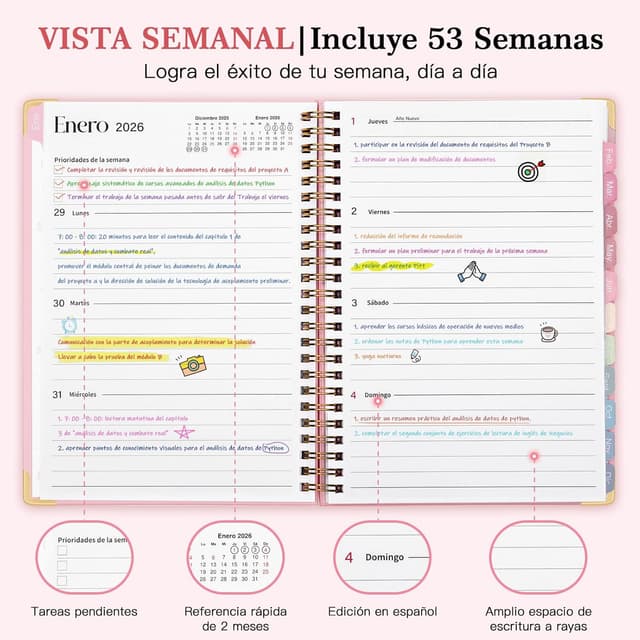 Detalle 2 de Agenda 2026 (Ene.-Dic.) 📅