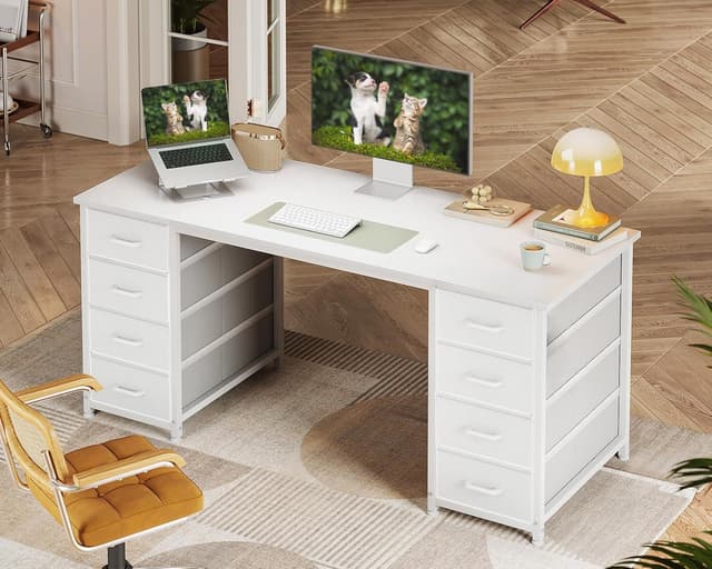 Thumbnail 4 de Coleshome Scrivania 140x48cm 8 cassetti