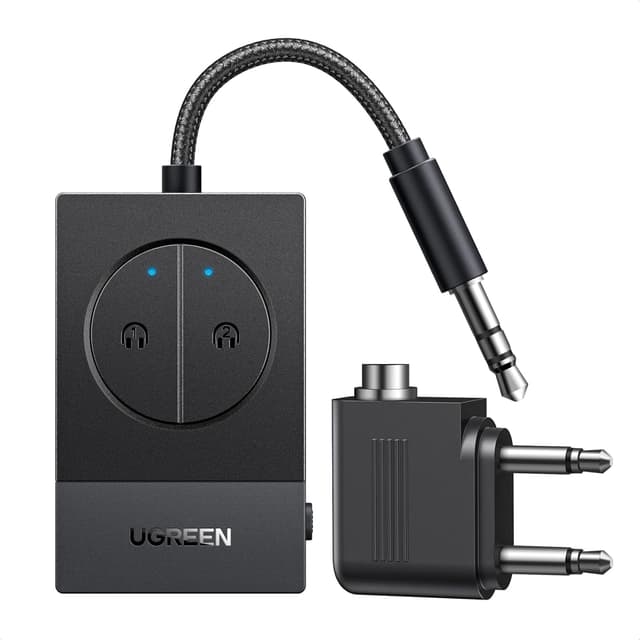 Imagen de UGREEN Bluetooth Transmitter for Airplane 19‑Hour Play en OfertitasTOP