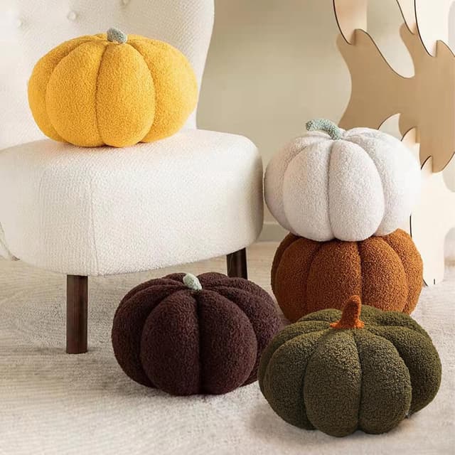 Thumbnail 4 de MOMAHUA Pumpkin Plush Pillow 11in