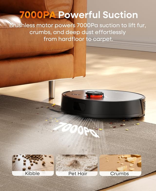 Detalle 2 de uninell Robot Vacuum and Mop 7000Pa