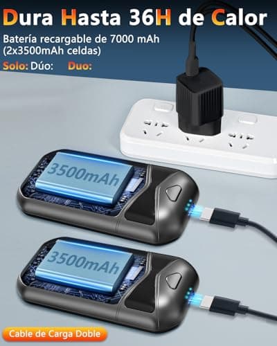 Thumbnail 4 de Scaldamani Ricaricabile Magnetico 2 in 1, scaldamani powerbank 3 livelli