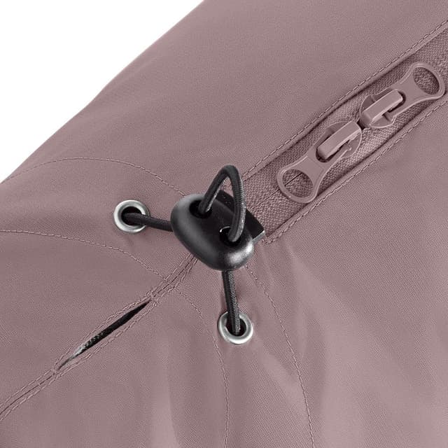 Detalle de HUNTER Hundemantel Uppsala 2in1 in Altrosa (Größe 30) – wasserabweisend mit herausknüpfbarem Innenfutter