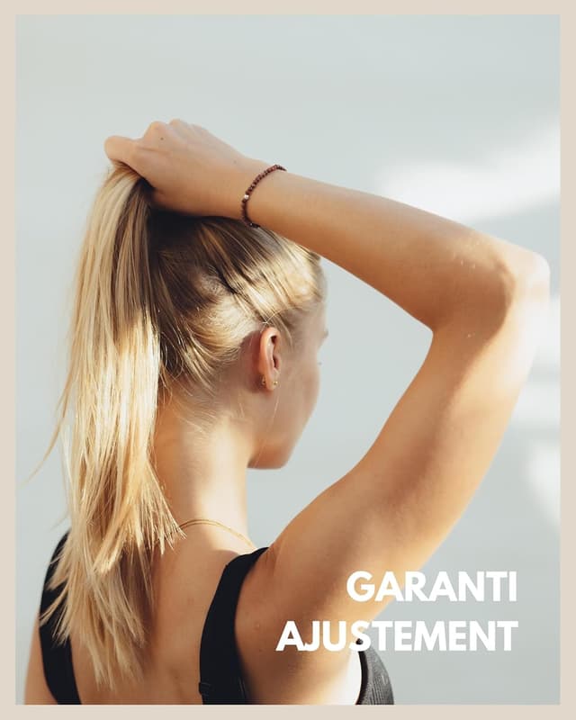 Detalle 2 de Bracelet de perles GD GOOD.designs EST. 2015 en pierres naturelles et perle argent 925 (4 mm)