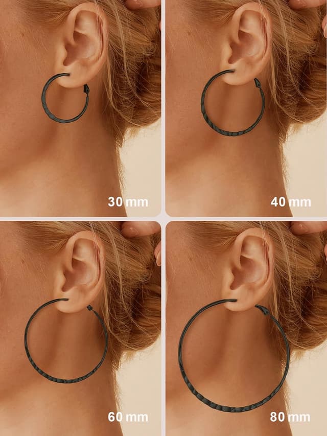 Thumbnail 6 de Edelstahl Creolen für Damen FOCALOOK 30 mm