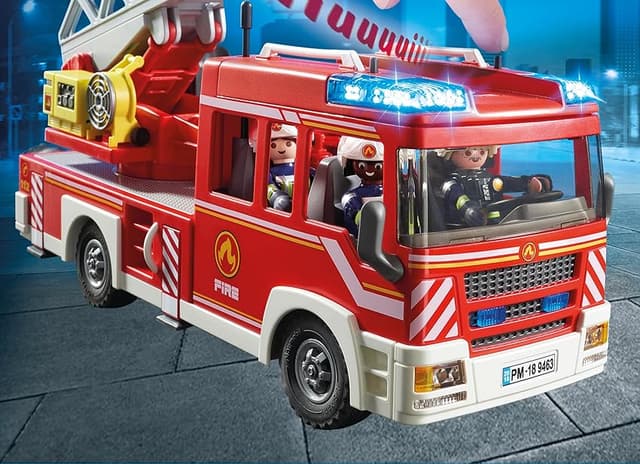 Thumbnail 4 de PLAYMOBIL 9463 Camión de Bomberos 39x13x17 cm 🚒