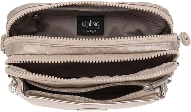 Detalle 2 de Kipling Abanu Multi bandolera pequeña convertible — Metallic Glow