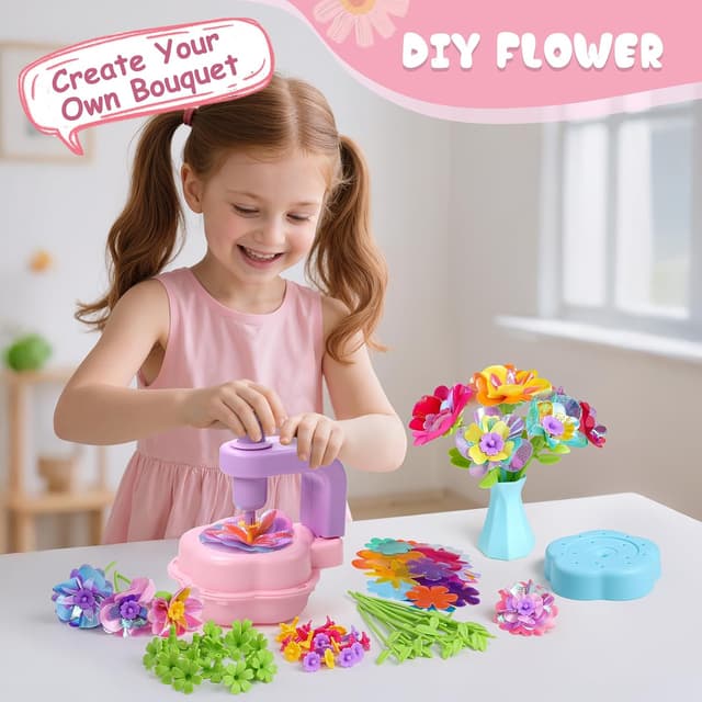 Thumbnail 4 de Scvcid Fabric Bouquet Toy Set 120 Pieces