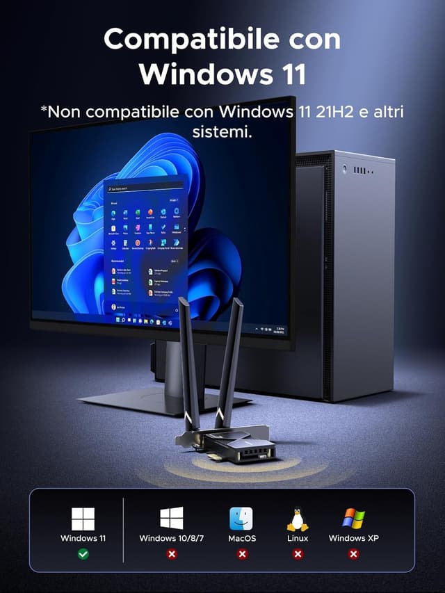 Thumbnail 6 de UGREEN BE6500 WiFi 7 tri-band USB