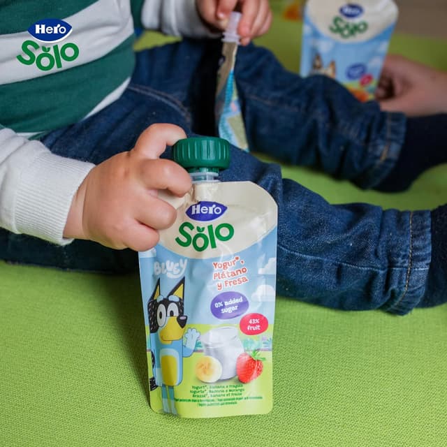 Thumbnail 4 de Hero Baby Mi Merienda Bolsitas Yogurín Plátano y Fresa 🍌🍓
