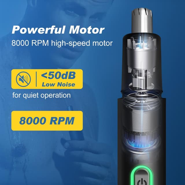 Detalle 1 de Winsea Precision Nose Hair Trimmer 8000 RPM