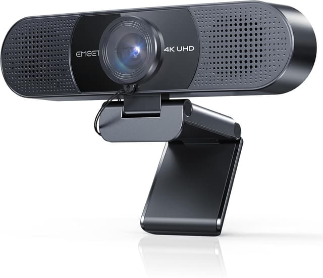 Detalle de eMeet Webcam 4K C980 Pro 3-en-1 (grand angle 60°–98°, 4 microphones, 2 haut-parleurs)