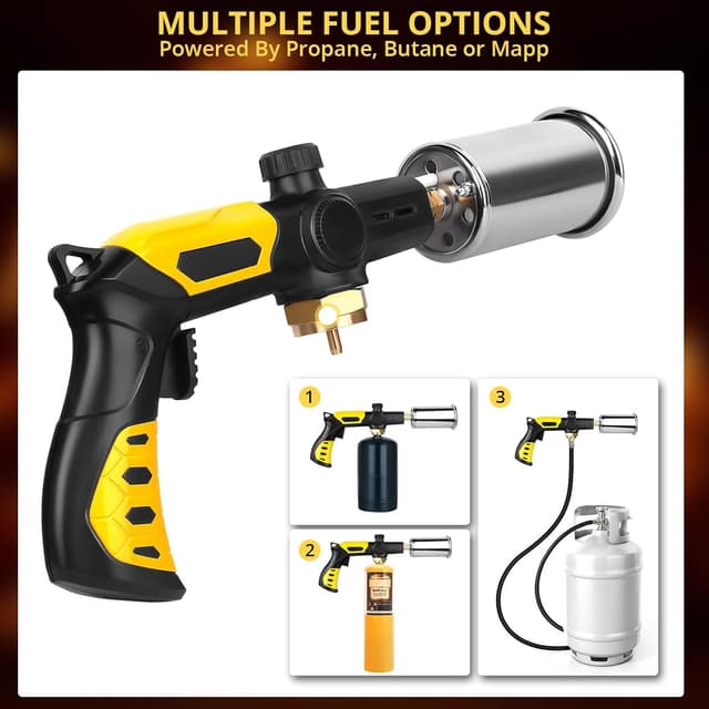 Thumbnail 4 de TBTeek Powerful Cooking Torch 2500°F