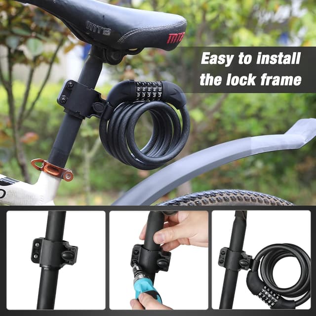 Thumbnail 6 de Câble antivol vélo ValueMax 150 cm ⚙