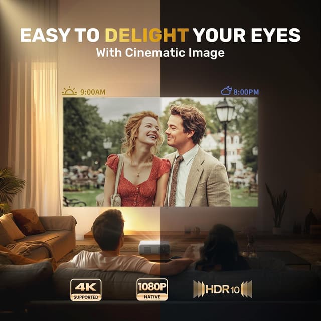 Thumbnail 3 de Aurzen EAZZE D1 1080P Smart Projector 🎥