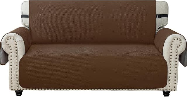 Detalle de Ystyle Copridivano 3 Posto Caffè antiscivolo