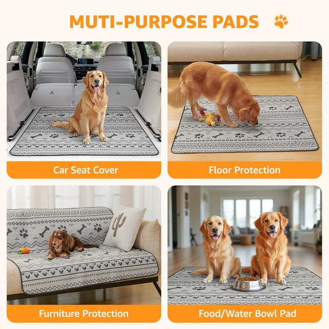 Detalle de Reusable Puppy Pads 46x61cm, 2 Pack