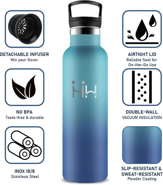 Thumbnail 1 de Grsta botella acero 1 L aislamiento doble