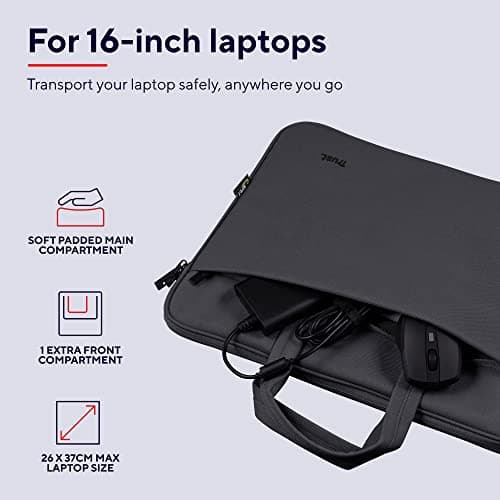 Detalle 2 de Trust Bologna Maletín 16" fino y ecológico 💼