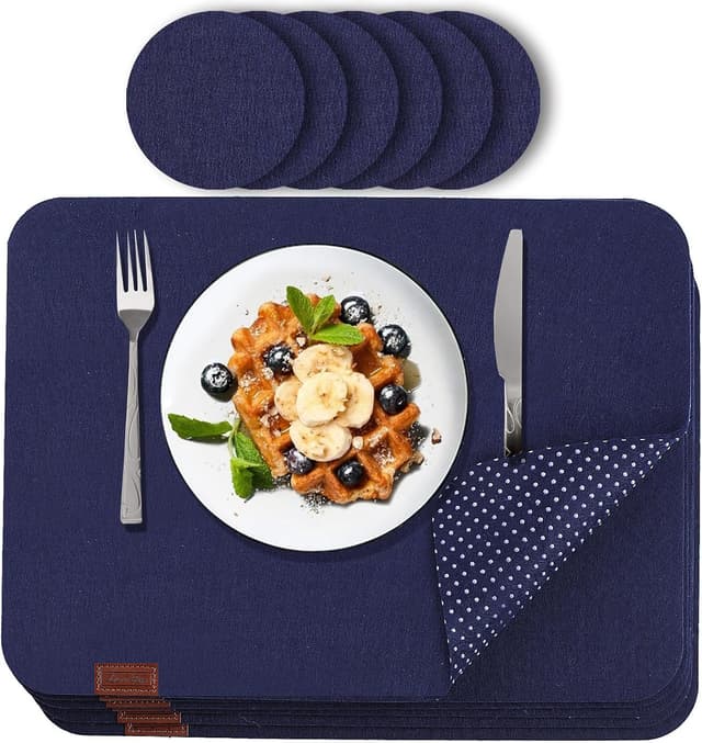 Luana Rose sets de table feutre 12