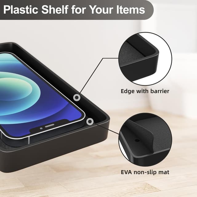 Detalle 1 de Susswiff porta carta igienica nero 2 rotoli