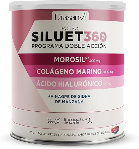 Detalle de SILUET 360 🍏 Quemagrasas y Colágeno para adelgazar 30 días