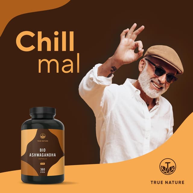 Detalle 2 de TRUE NATURE Bio Ashwagandha 360 Kapseln 2600 mg