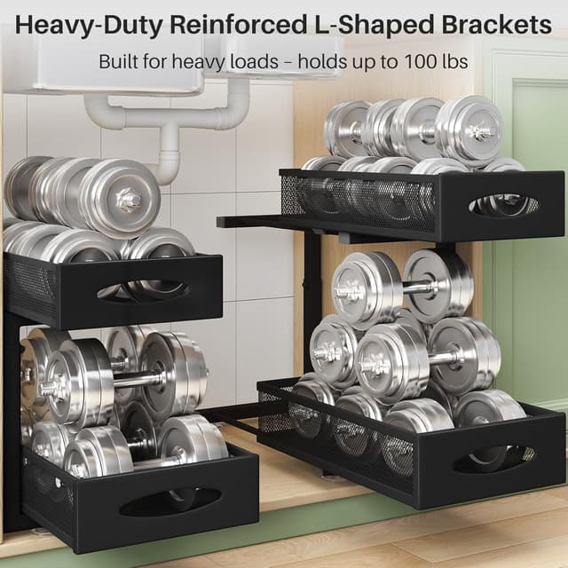 Thumbnail 4 de 2 Tier Under Sink Organizer