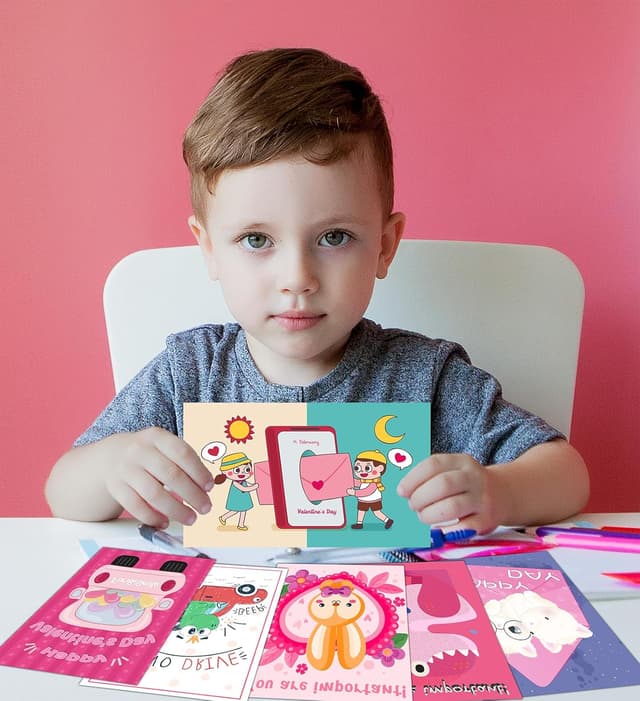 Thumbnail 5 de HSHFAMIIY Valentines Day Cards 24-pack 💌