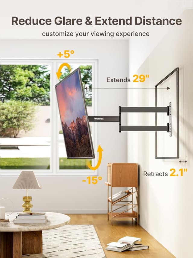 Detalle 2 de monTEK Long Arm TV Mount, 29 in
