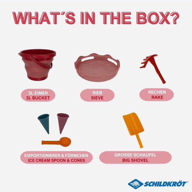 Thumbnail 1 de Schildkröt 7in1 Sand Toys Set 970245