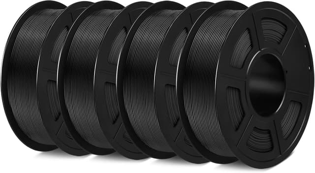 Detalle de SUNLU PETG Filament 1.75mm 4kg Bundle (4×1kg spools) – vacuum packed, reduced stringing, strong layer adhesion