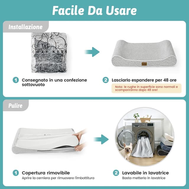 Thumbnail 5 de COZY KISS Cuccia per Cani Lavabile