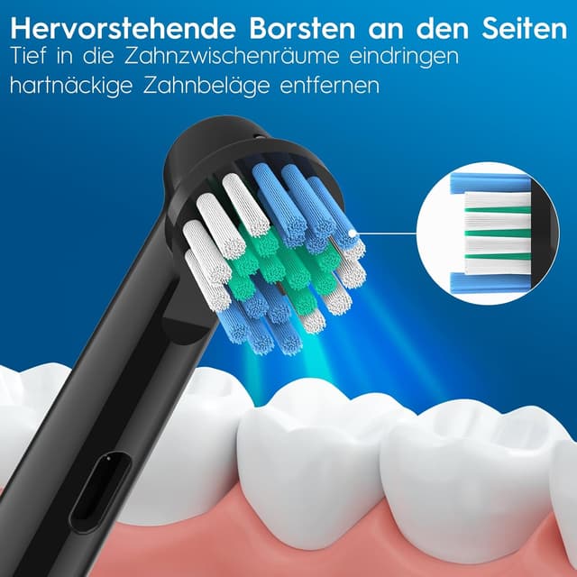 Detalle 2 de HSYTEK Aufsteckbürsten 12er Pack für Oral‑B