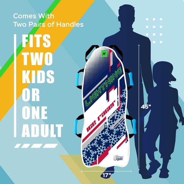 Thumbnail 5 de Sunlite Sports 45" Snow Sled — Foldable toboggan