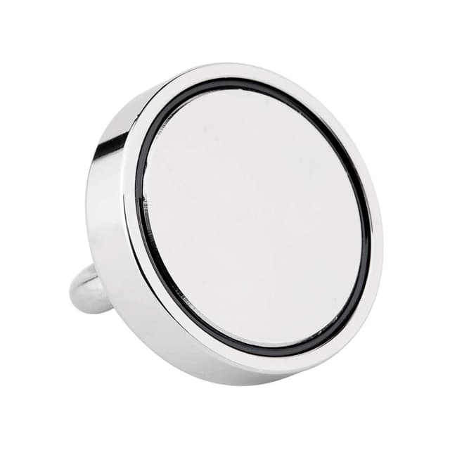 Detalle 2 de Uolor Fishing Magnet (160 Kg / 353 LBS pull force) N35 round neodymium magnet for river retrieval