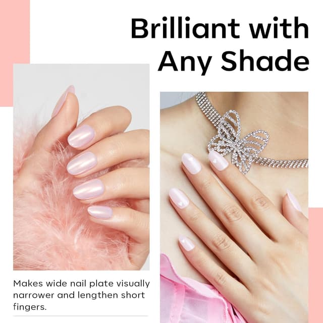 Detalle de Modelones 510 pezzi di unghie finte 15 taglie in gel (tip in gel) semi-matte