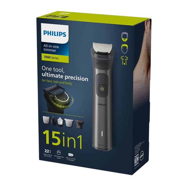 Detalle 2 de Philips Recortadora 15 en 1 Serie 7000