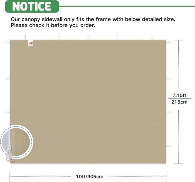 Thumbnail 5 de Acepic 3 Piezas Paredes Laterales 305x218 cm 🏕