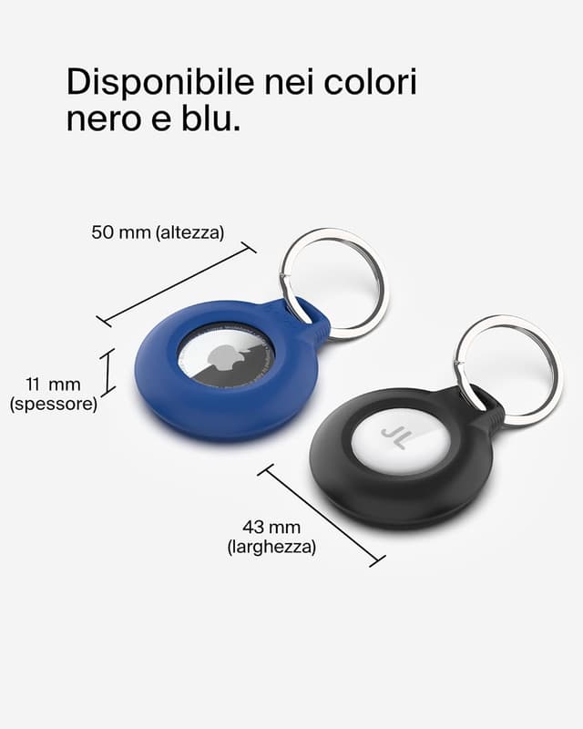 Detalle de Belkin Secure Holder impermeabile con anello portachiavi per Apple AirTag (custodia protettiva) – Nero