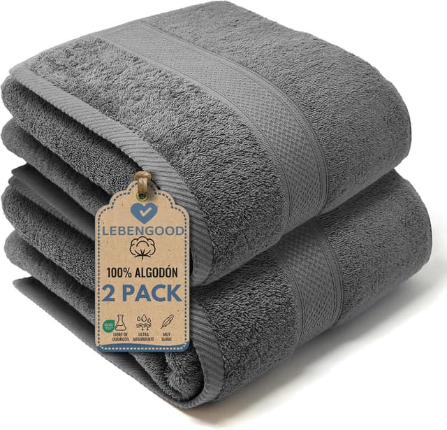 Thumbnail 5 de LEBENGOOD Juego de Toallas 70x140 550gsm