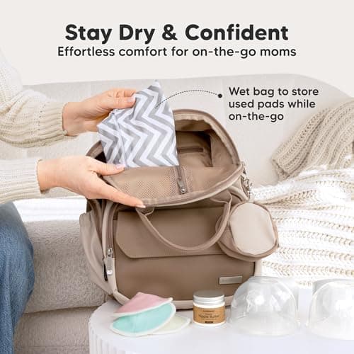 Thumbnail 7 de Organic Nursing Pads 14 Washable Breast Pads 🩲