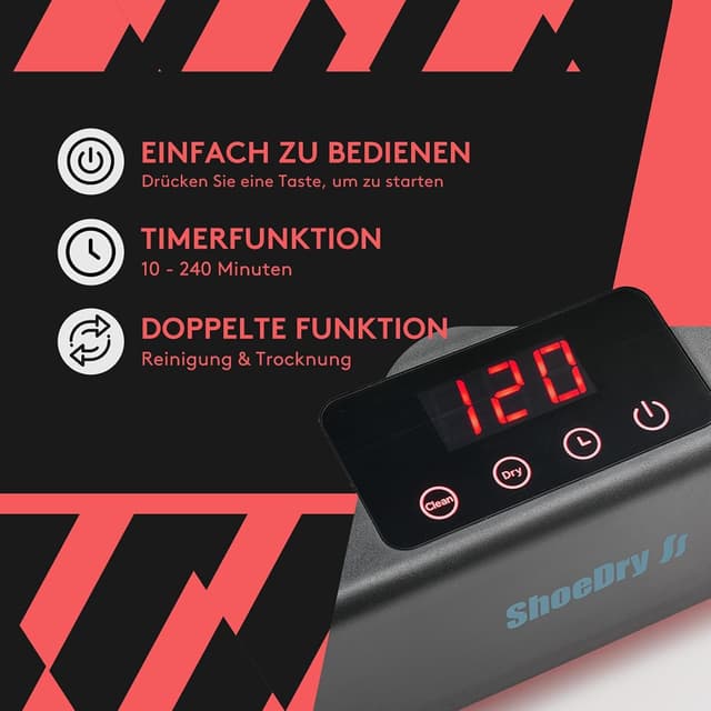 Detalle 2 de ShoeDry Ozone Schuhtrockner mit Ozon-Technologie