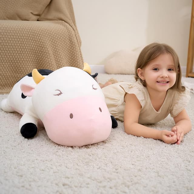 Thumbnail 6 de GAGAKU Cow Plush Pillow 26 Inch 1.6 lbs