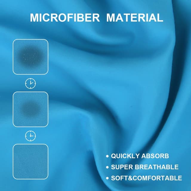 Detalle de flintronic Changement Peignoir de Bain Changing Towel à capuche (110 x 80 cm) en microfibre